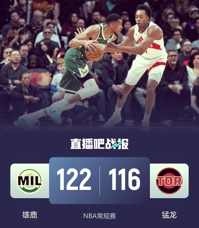 快船逆转猛龙，字母哥统治全场